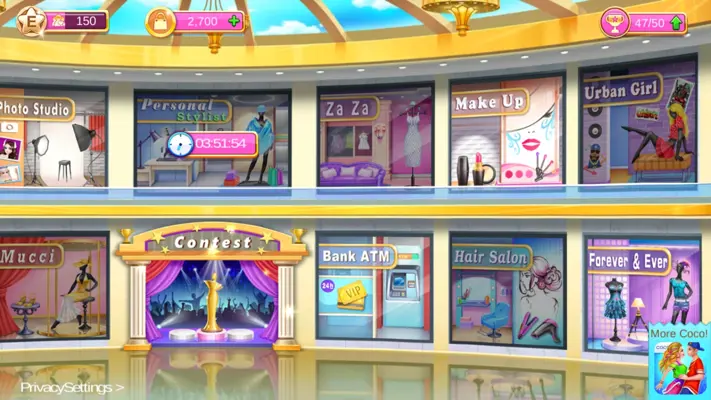 Rich Girl Mall - Shopping Game android App screenshot 1